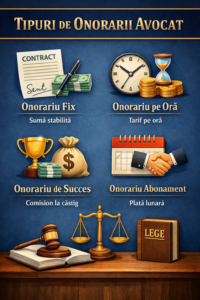 Tipuri de onorarii avocat
