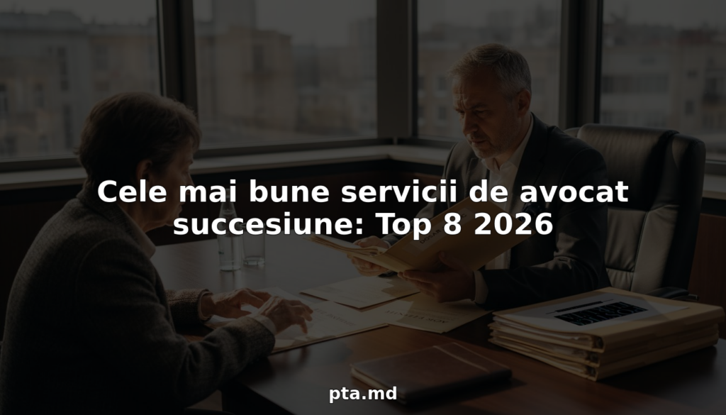 Un avocat poartă o discuție cu un client despre acte de moștenire, într-un birou.