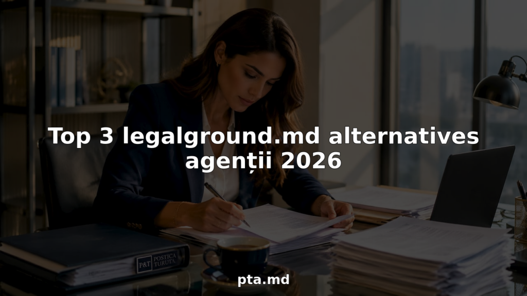 Consultant juridic analizând acte la birou