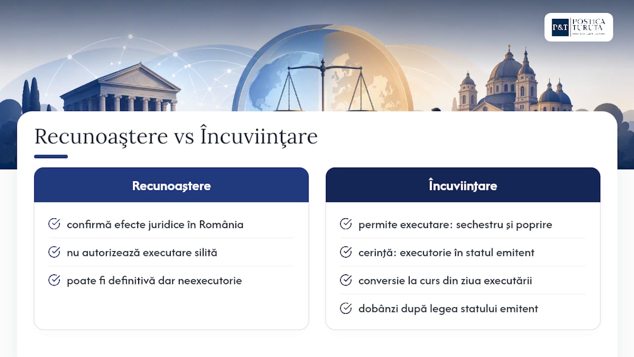 Diferența între recunoaștere și executare