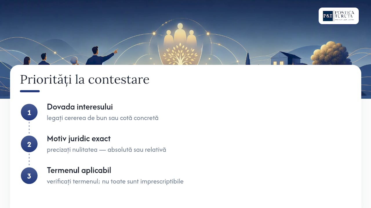 Ce contează cu adevărat când decideți să contestați — overview diagram